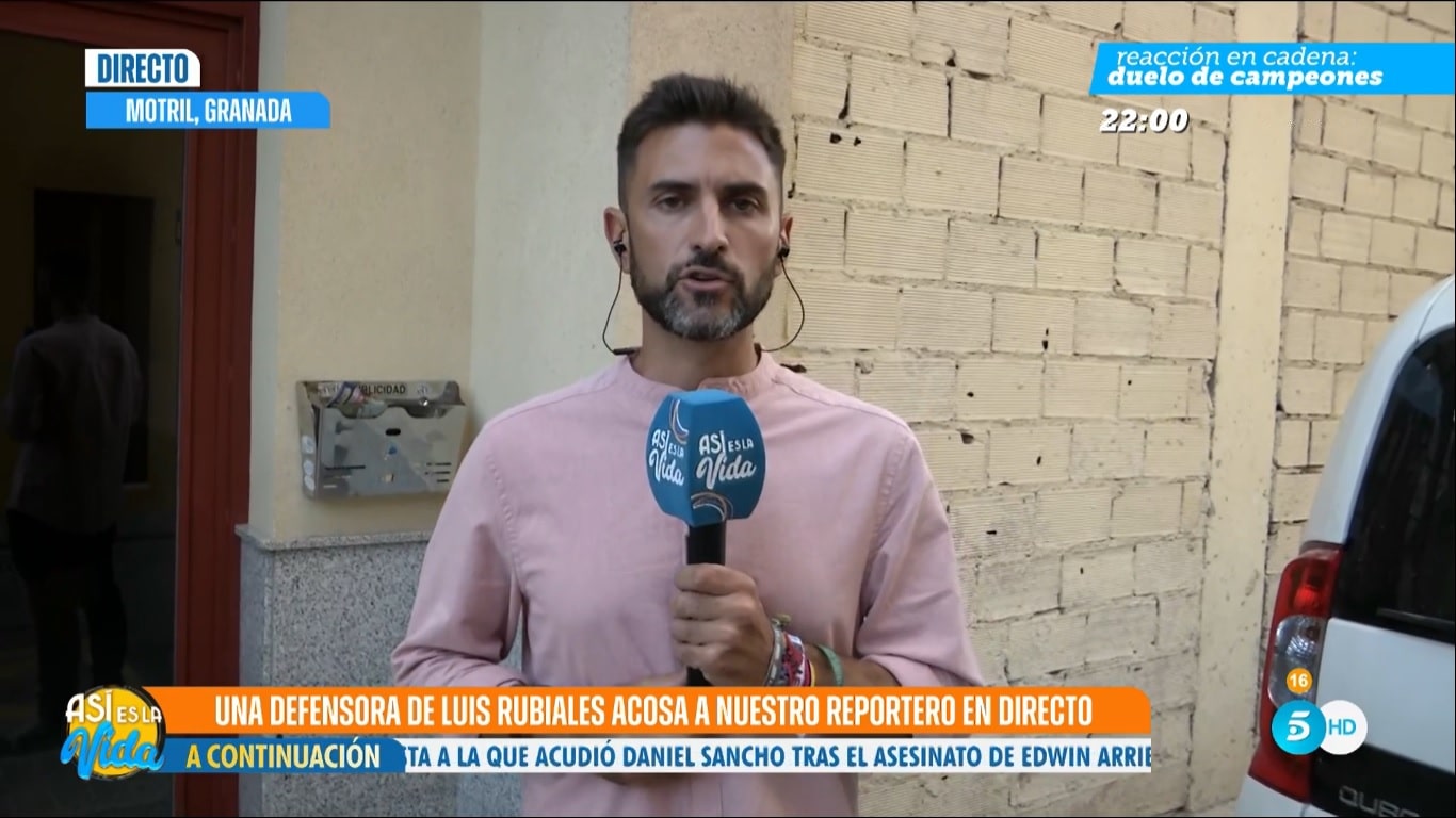 José Domingo Bueno, reportero de 'Así es la vida'.