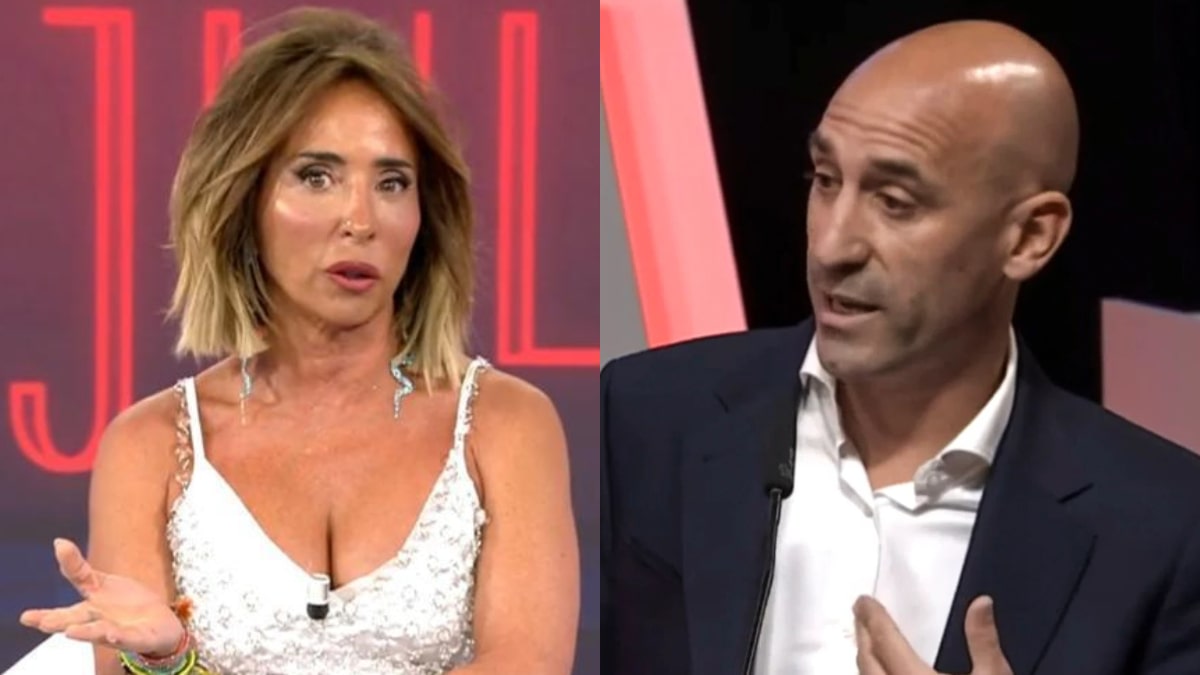 María Patiño y Luis Rubiales.