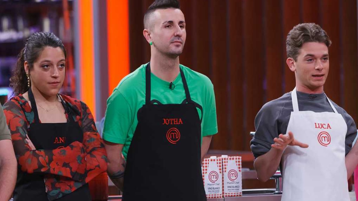 Luca, Jotha y Ana en 'MasterChef 11'.