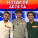 Raúl, Borjamina y Bruno, los Mozos de Arousa en 'Reacción en Cadena'.