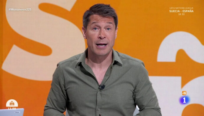 Jaime Cantizano, este viernes en 'Mañaneros'