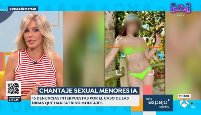 Susanna Griso denuncia públicamente que utilizaron su imagen para un montaje porno.