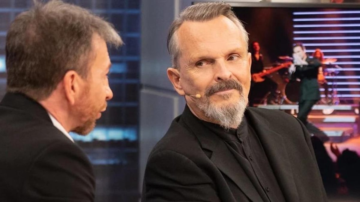 Miguel Bosé en 'El Hormiguero'.