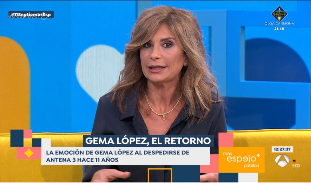 Gema López en 'Espejo Público'.
