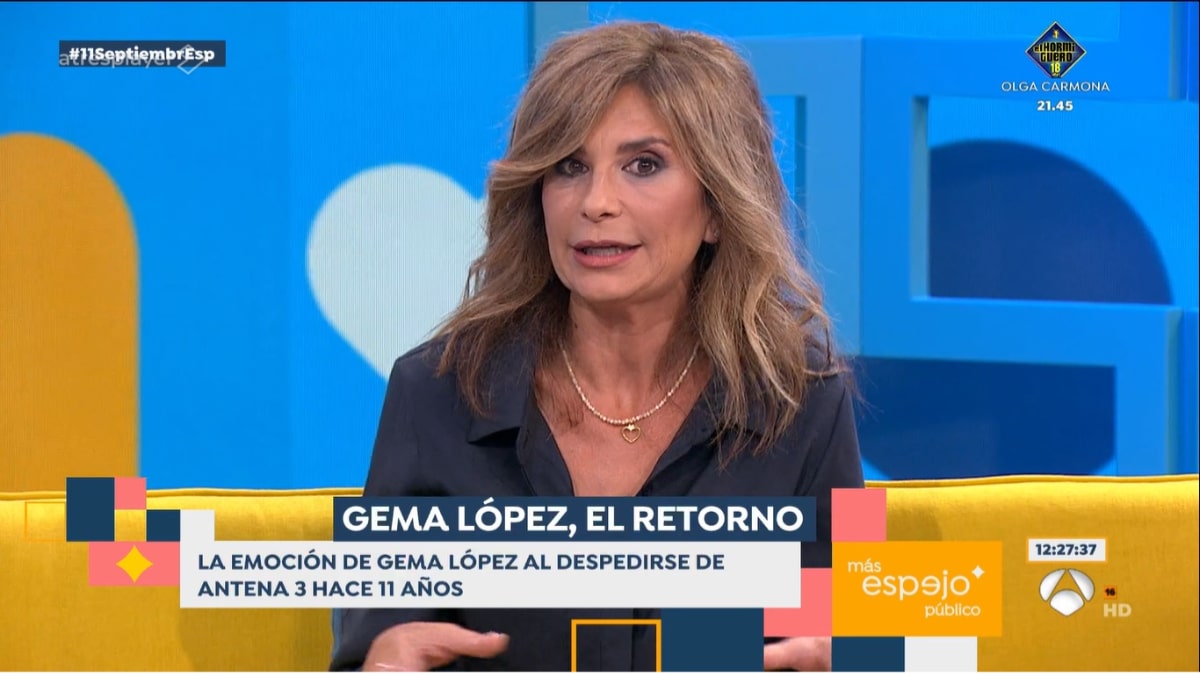 Gema López en 'Espejo Público'.