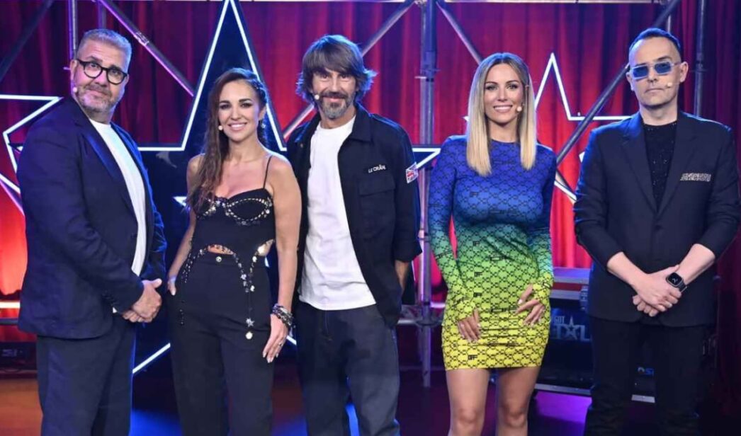 Florentino, Paula, Santi, Edurne y Risto en 'Got Talent 9'.