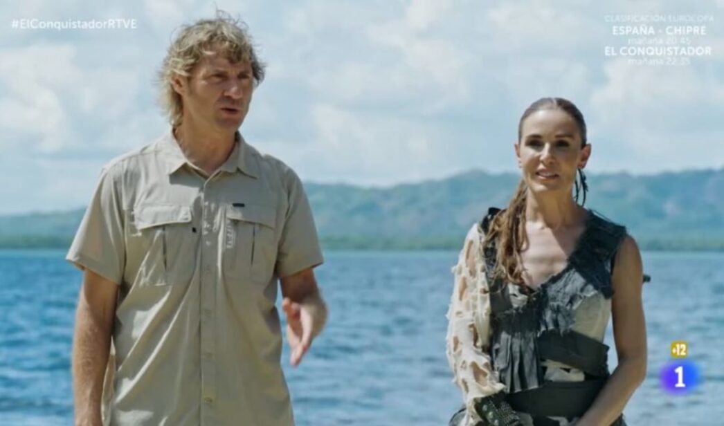 Julian Iantzi y Raquel Sánchez Silva en 'El conquistador'.