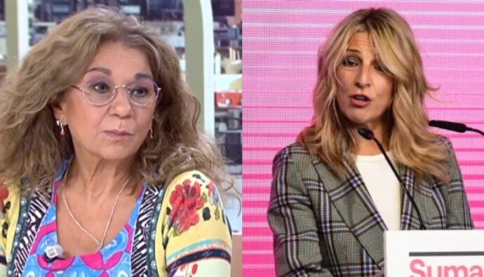Lolita y Yolanda Díaz.