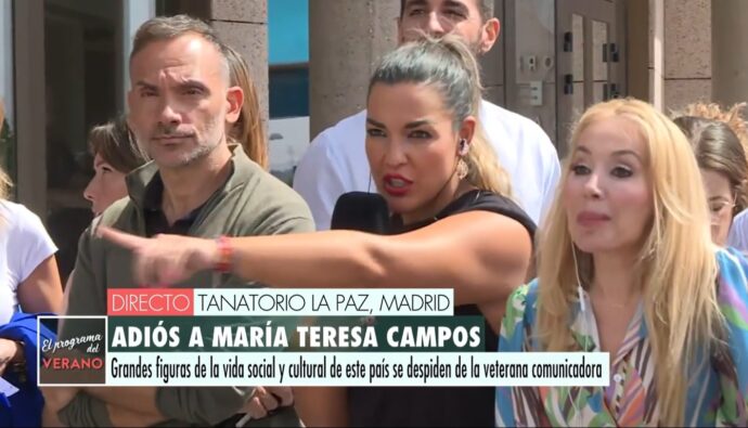 Una reportera de Telemadrid critica en directo a Pedro Sánchez.