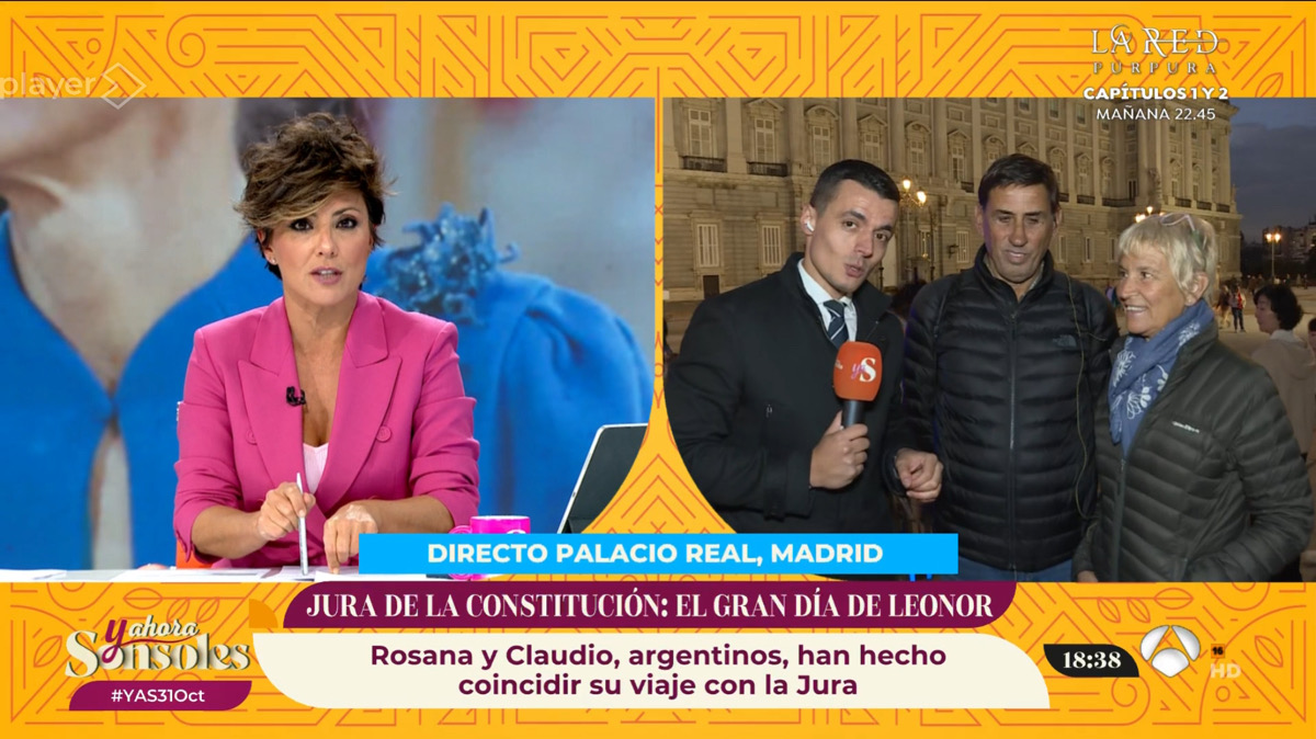 Unos argentinos hablan de la princesa Leonor en 'Y ahora Sonsoles'