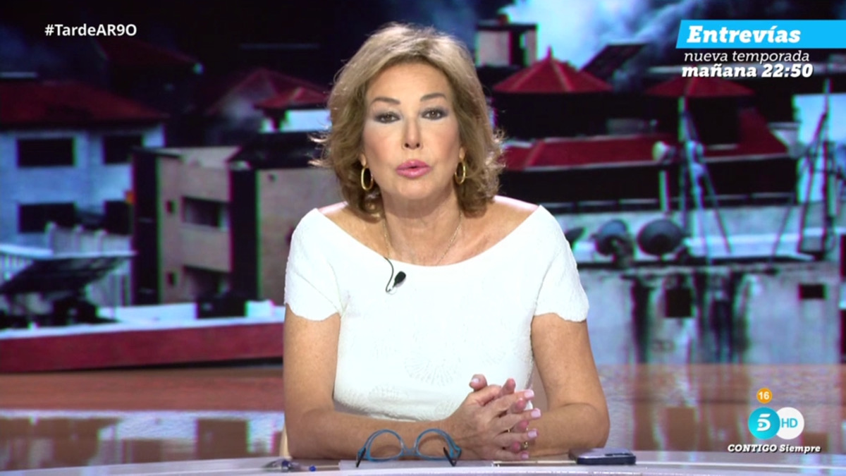 Ana Rosa Quintana, este lunes en 'TardeAR'.