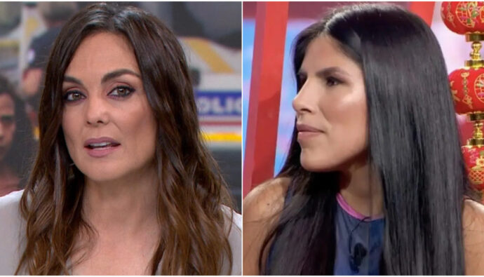Mónica Carrillo en 'Antena 3 noticias' e Isa Pantoja.