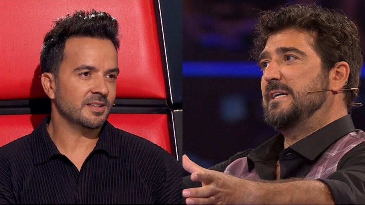 Luis Fonsi y Antonio Orozco en 'La Voz'.