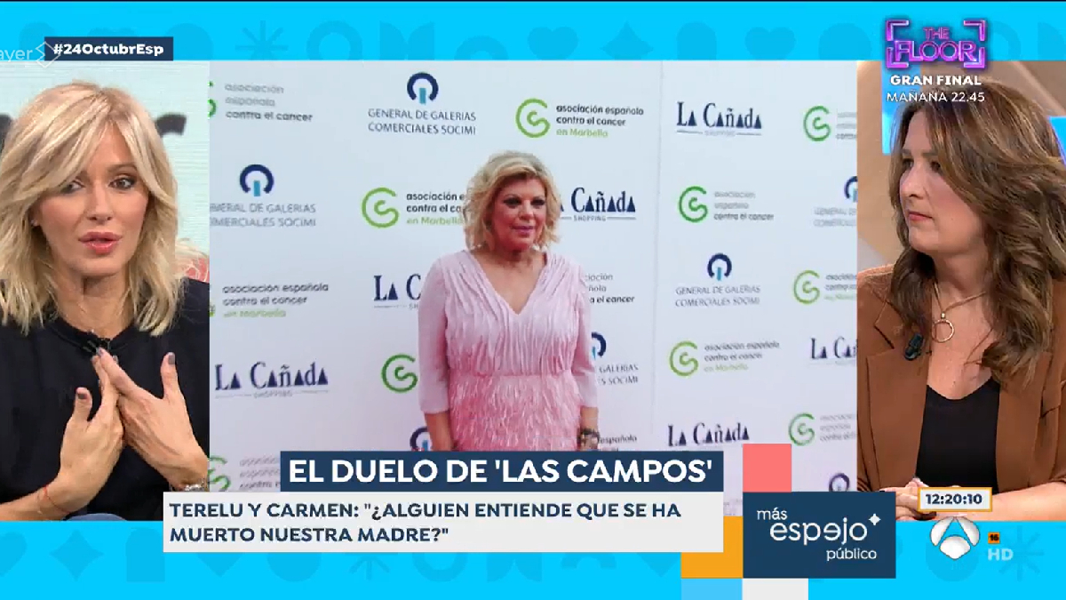 Susanna Griso reprende a Laura Fa en 'Espejo Público'.