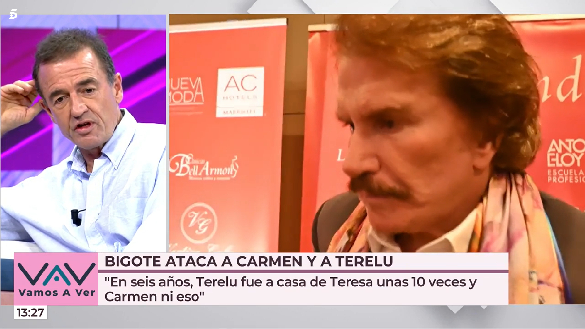 Alessandro Lequio carga contra Edmundo Arrocet.