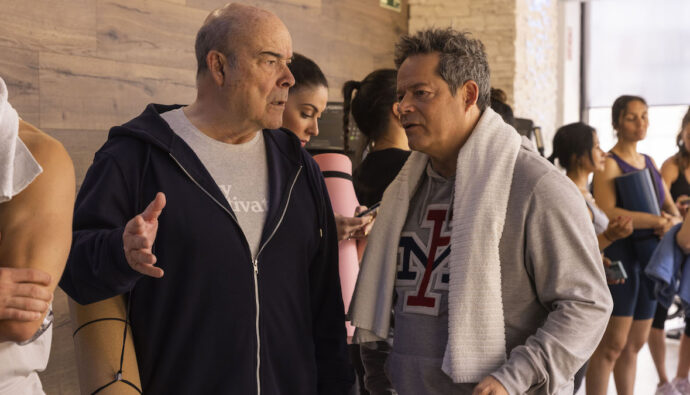 Antonio Resines y Jorge Sanz en 'Serrines'