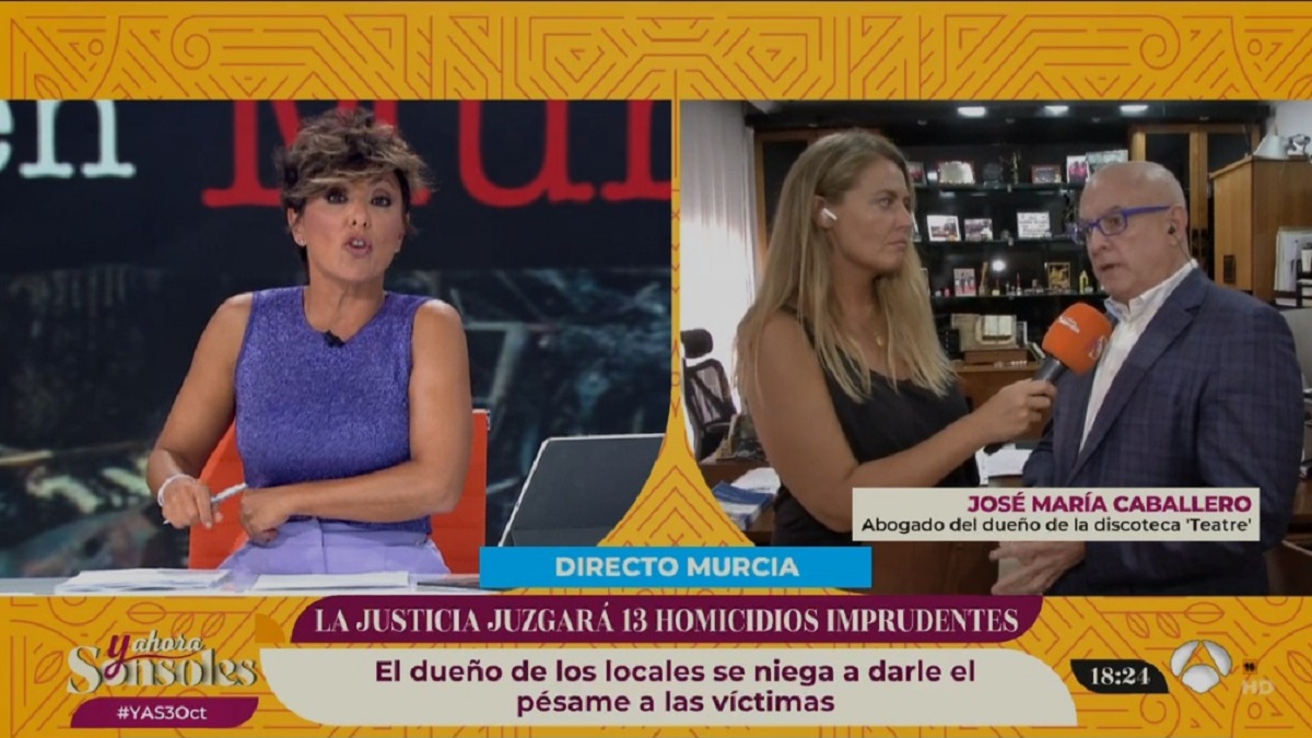 Sonsoles Ónega lidia con su entrevista más bronca y acaba en despedida: "Adiós, señora"