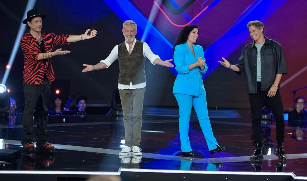 Coti, Rafa Sánchez, Diana Navarro y Carlos Baute en 'Dúos increíbles'.