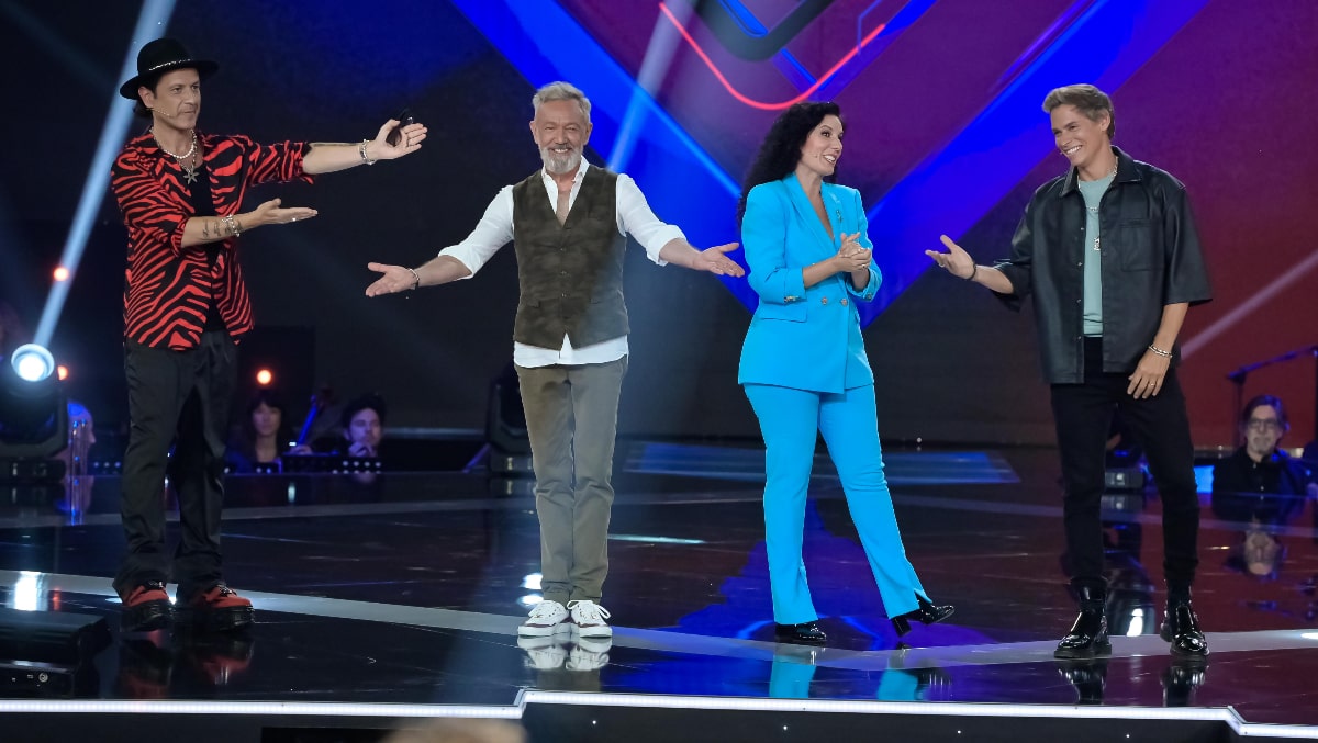 Coti, Rafa Sánchez, Diana Navarro y Carlos Baute en 'Dúos increíbles'.