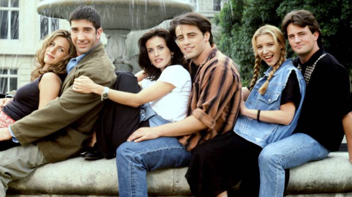 Protagonistas de 'Friends'.