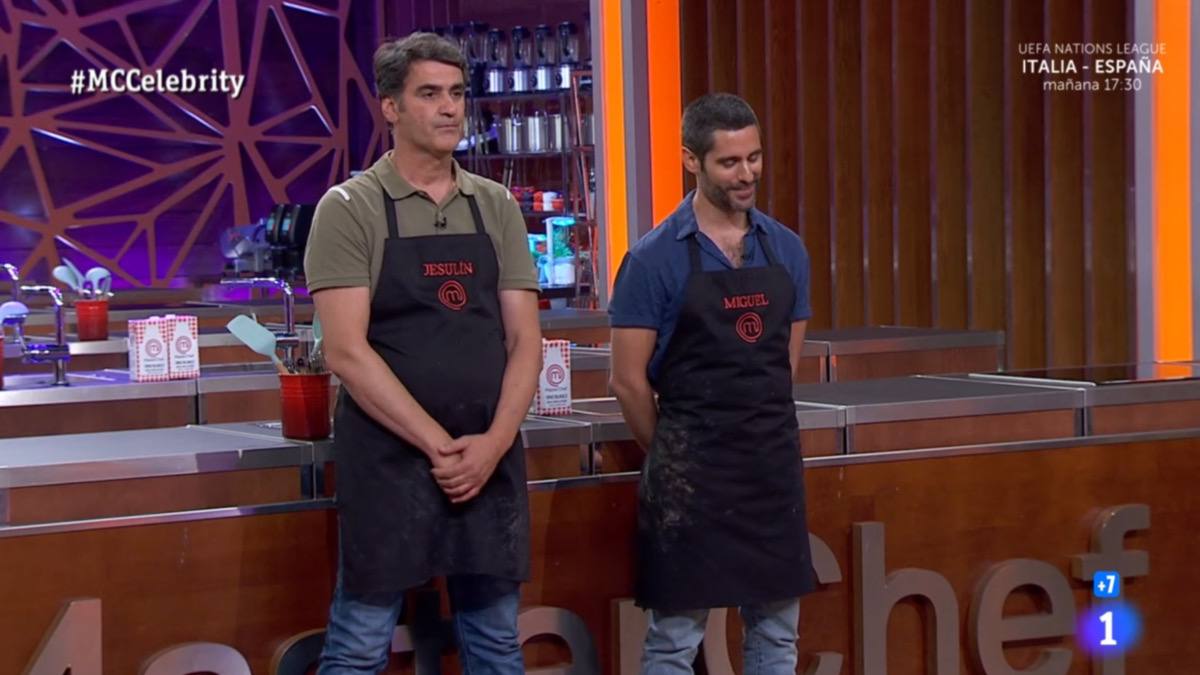 Jesulín y Miguel Diosdado en 'MasterChef Celebrity'.