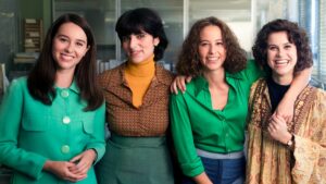 Paula Usero, Almudena Pascual, Irene Escolar y Elisabet Casanovas en 'Las abogadas'.