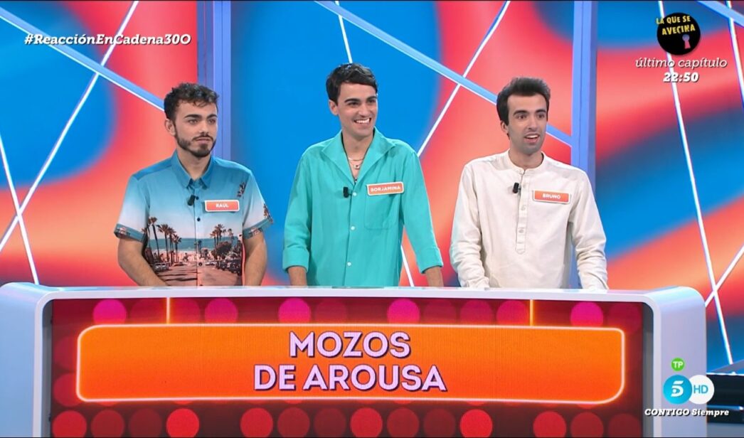 Los Mozos de Arousa en 'Reacción en cadena'.