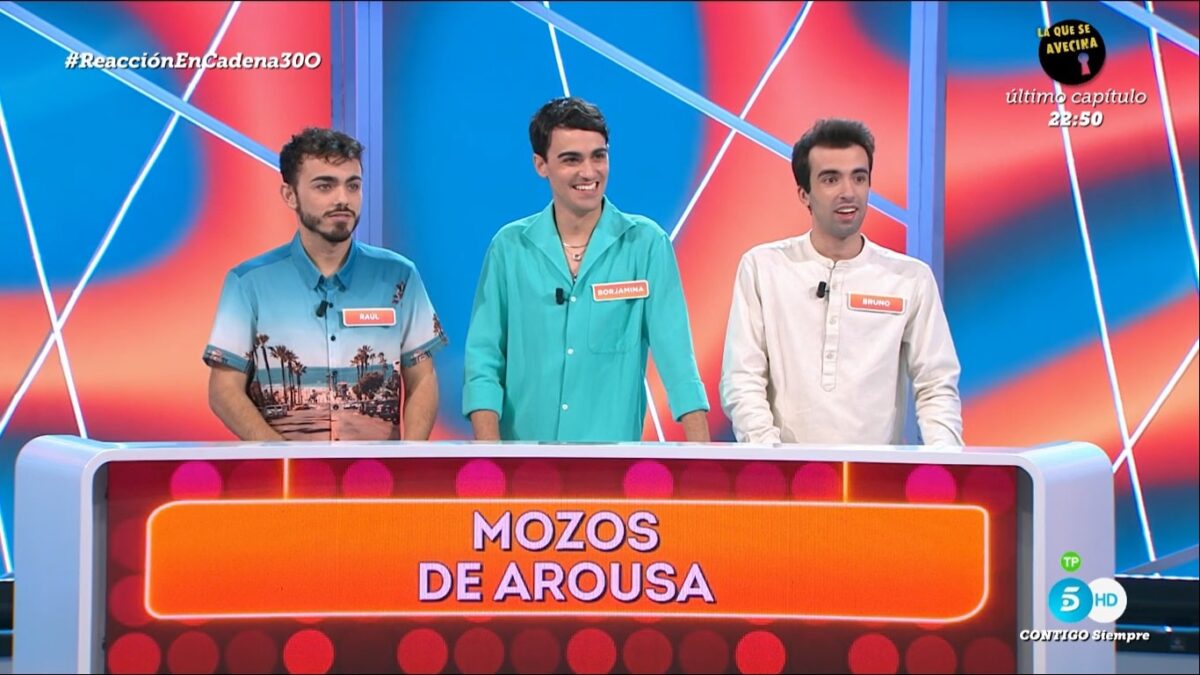 Los Mozos de Arousa en 'Reacción en cadena'.