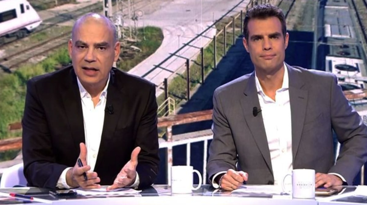 Nacho Abad y David Aleman en 'Código 10' de Cuatro.