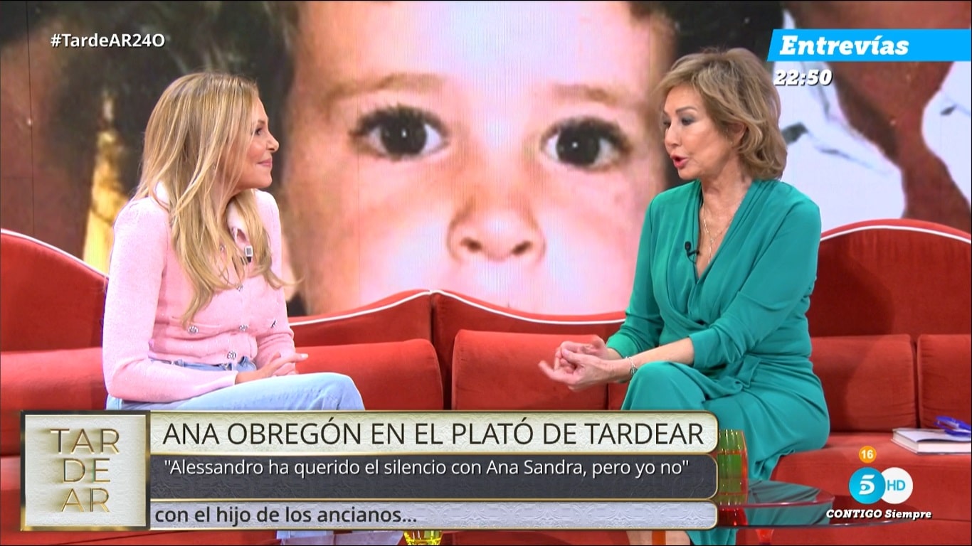 Ana Obregón y Ana Rosa Quintana en 'TardeAR'.