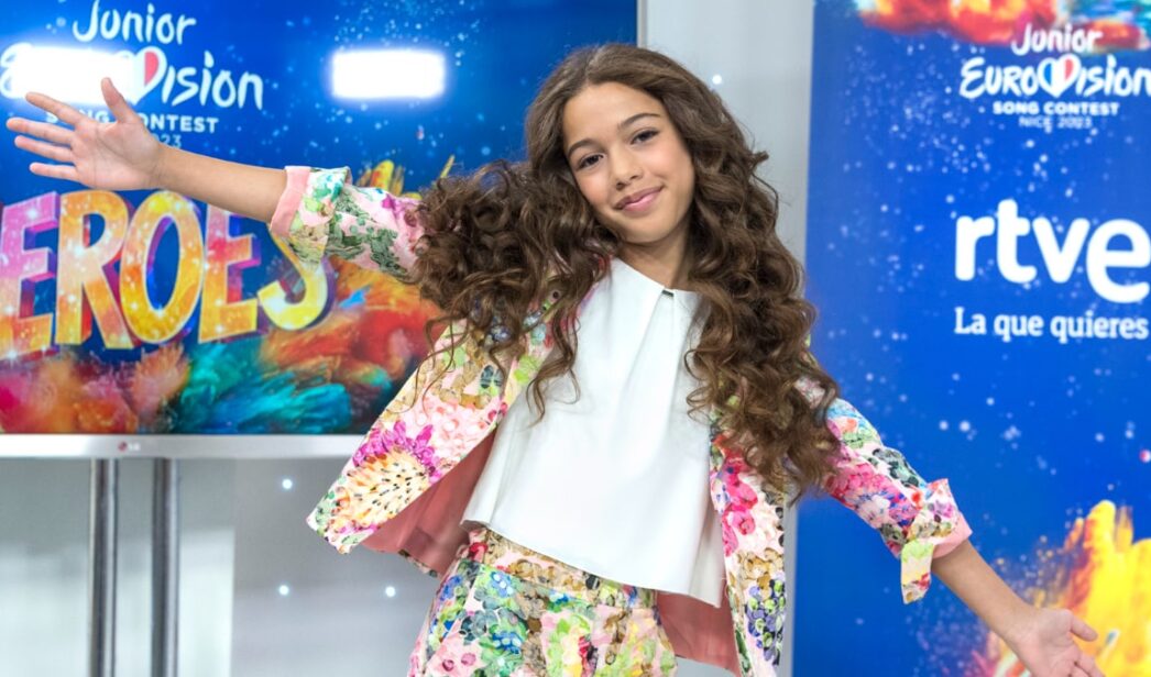 Sandra Valero, representante de Eurovisión Junior 2023.