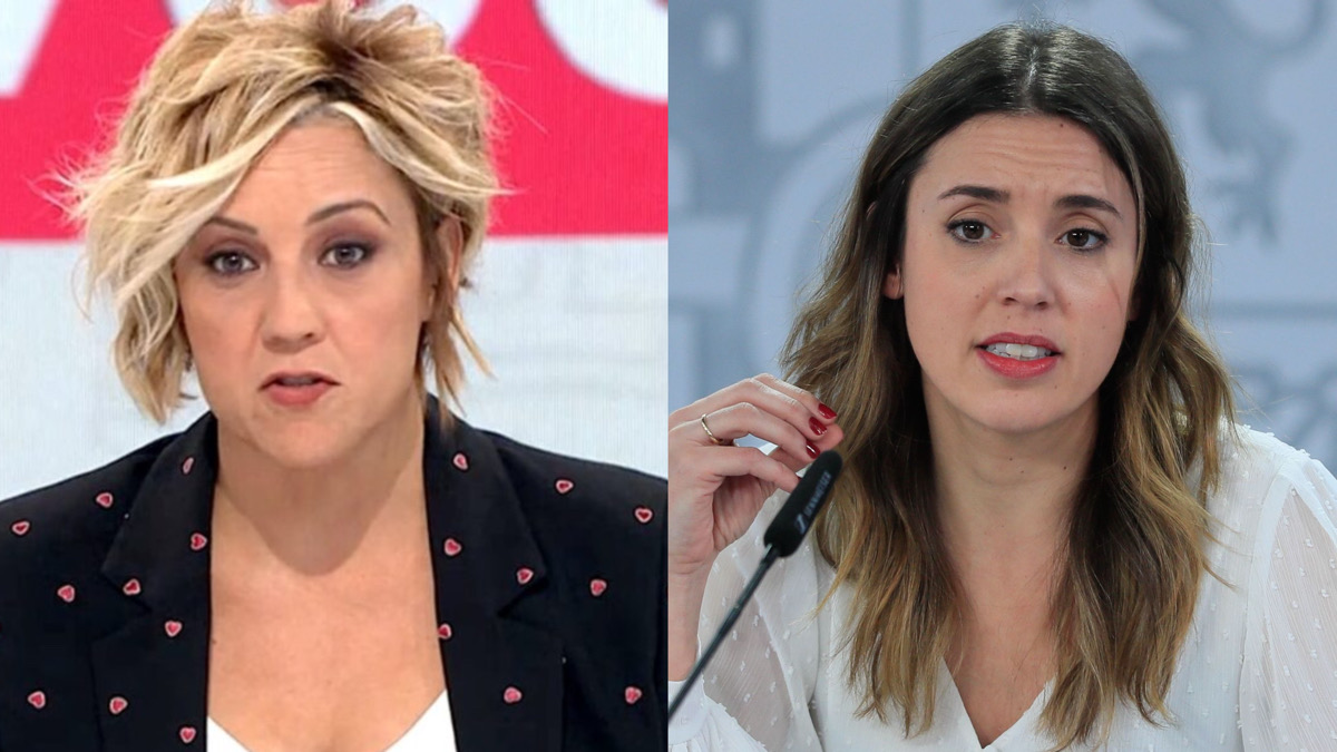 Cristina Pardo e Irene Montero