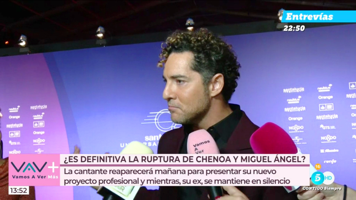 David Bisbal se planta ante una reportera de 'TardeAR'