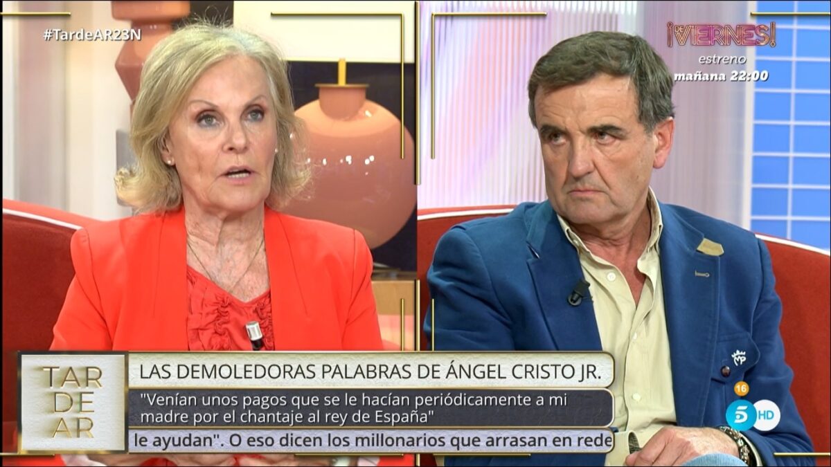 Paloma Barrientos y Antonio Montero en 'TardeAR'.