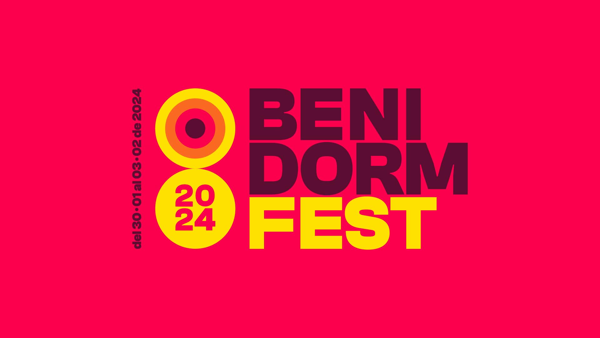 Nuevo logo del Benidorm Fest 2024.