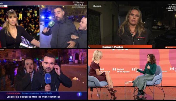 Las dos Españas en televisión: la que informa y la que desbarra