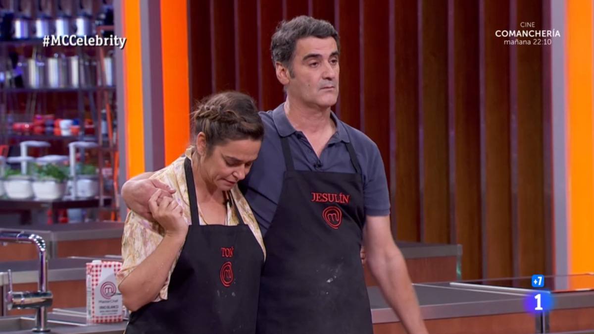 Toñi Moreno y Jesulín en 'MasterChef Celebrity 8'.