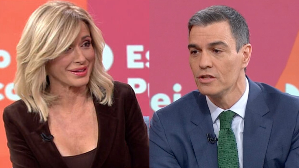 Susanna Griso y Pedro Sánchez