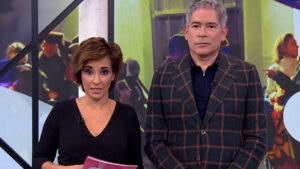 Adela González y Boris Izaguirre en 'Más vale sábado'