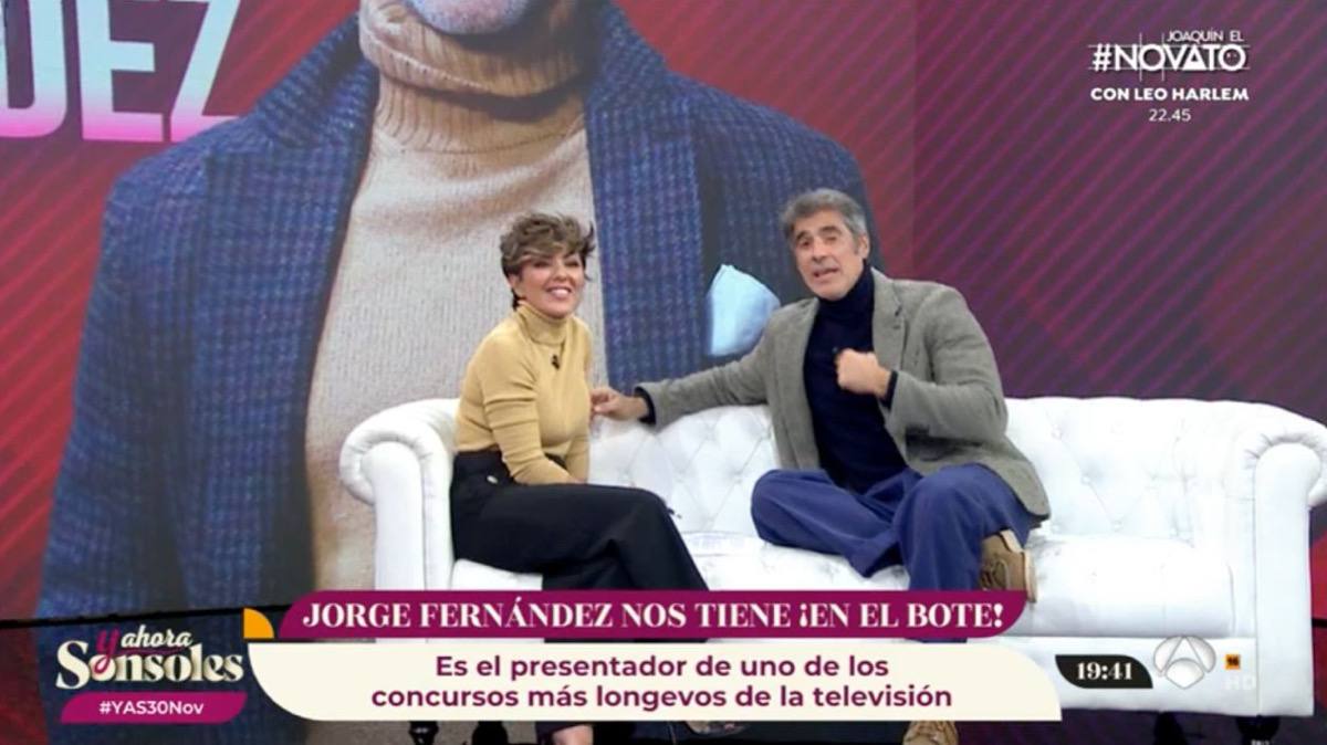Sonsles Ónega y Jorge Fernández en 'Y ahora Sonsoles'