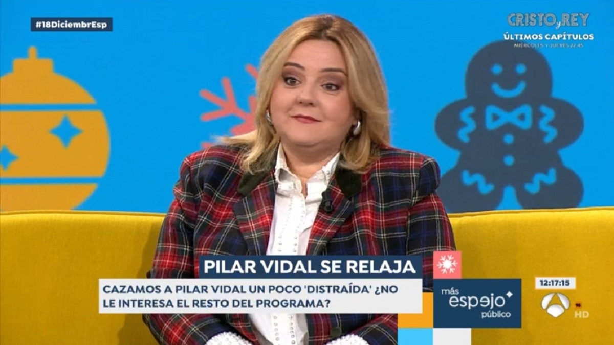 La embarazosa pillada a Pilar Vidal por lo que ha hecho en la publicidad de 'Espejo Público'