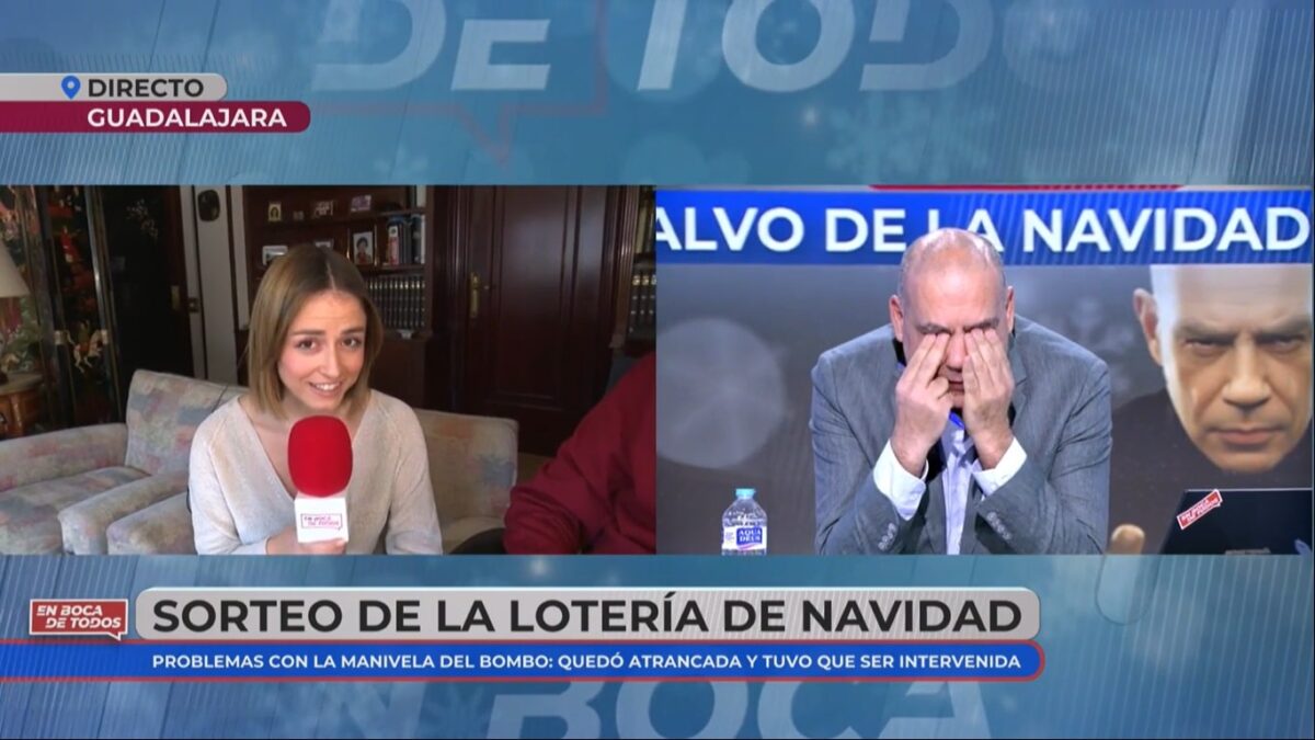 Nacho Abad, sorprendido en 'En boca de todos'.