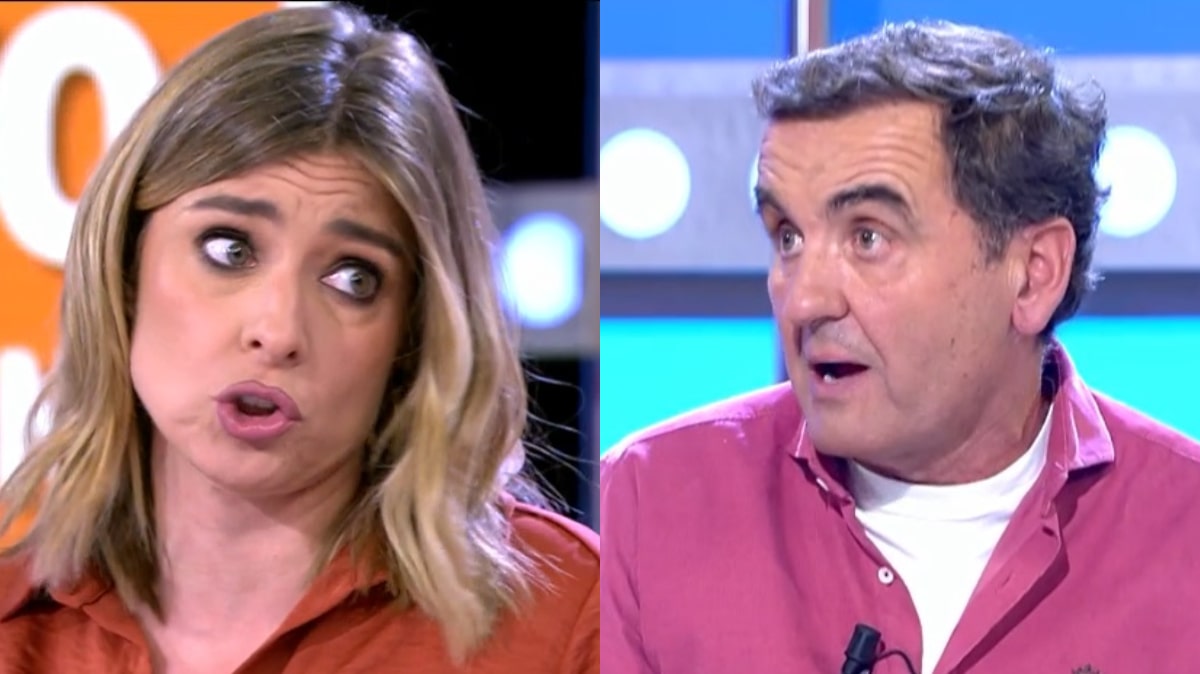 Sandra Barneda y Antonio Montero en 'Así es la vida'.