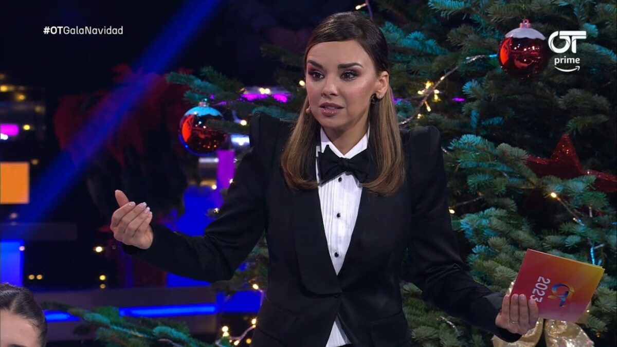 Chenoa en la gala de Navidad de 'OT 2023'.