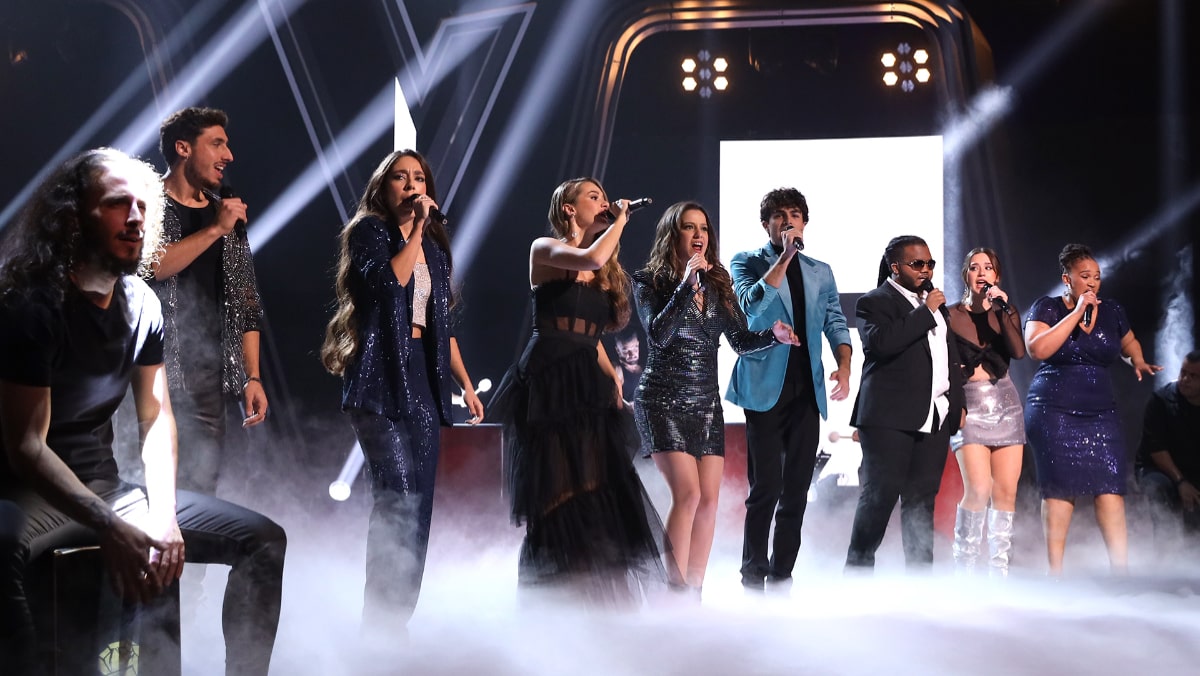 Los concursantes de 'La Voz' en la semifinal.