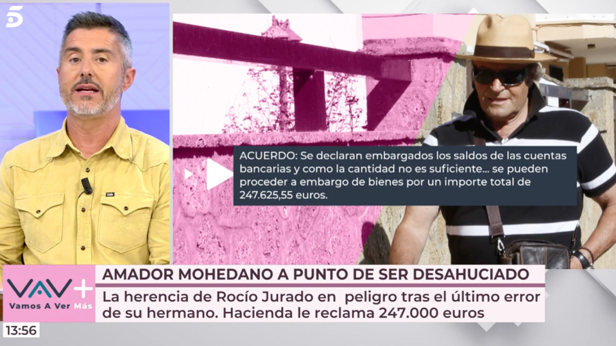 Pepe del Real desvela la situación de Amador Mohedano en 'Vamos a ver'