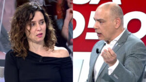 Isabel Díaz Ayuso y Nacho Abad en 'En boca de todos'.