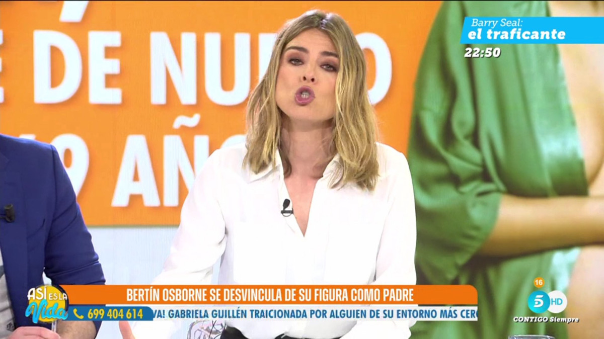 Sandra Barneda en 'Así es la vida'