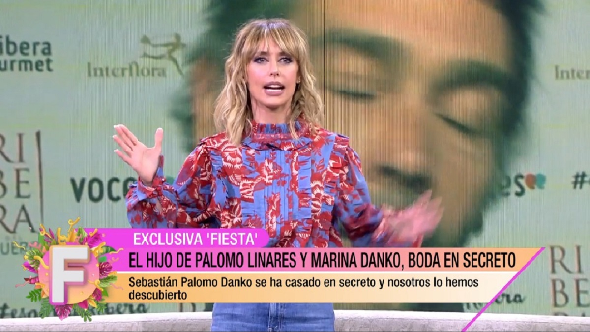 Emma García se despide de 'Fiesta' decepcionada con el equipo del programa de Telecinco