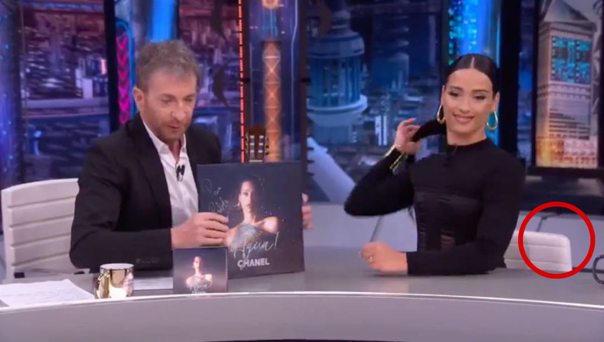 Chanel y Pablo Motos en 'El Hormiguero'